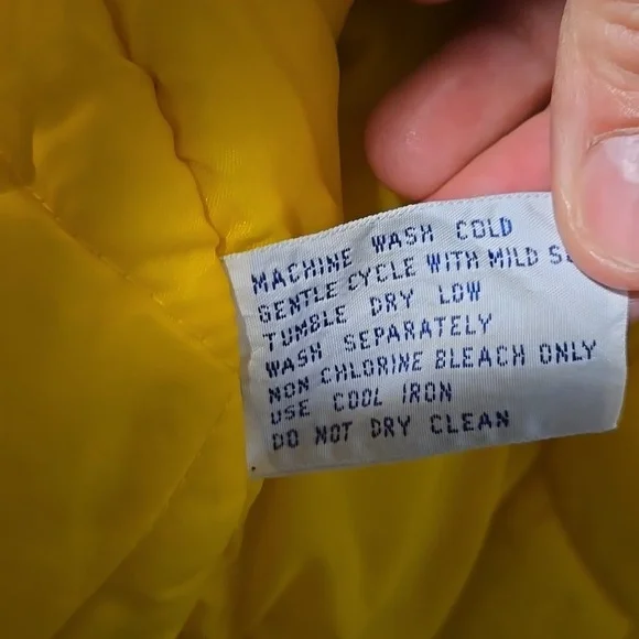 Vintage 90s Starter Notre Dame Fighting Irish College Jacket Blue Yellow Medium - Picture 14 of 16